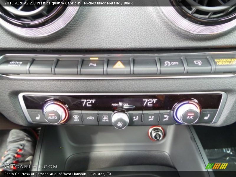 Mythos Black Metallic / Black 2015 Audi A3 2.0 Prestige quattro Cabriolet