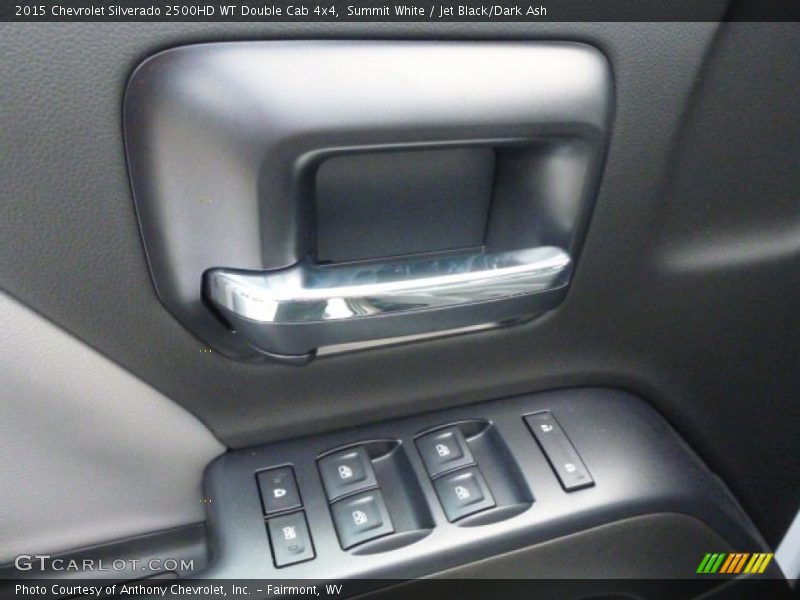 Summit White / Jet Black/Dark Ash 2015 Chevrolet Silverado 2500HD WT Double Cab 4x4