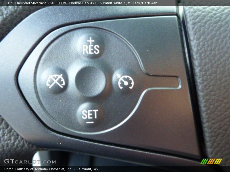 Summit White / Jet Black/Dark Ash 2015 Chevrolet Silverado 2500HD WT Double Cab 4x4