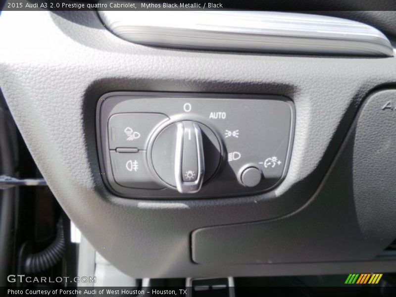 Mythos Black Metallic / Black 2015 Audi A3 2.0 Prestige quattro Cabriolet