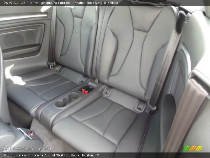Rear Seat of 2015 A3 2.0 Prestige quattro Cabriolet