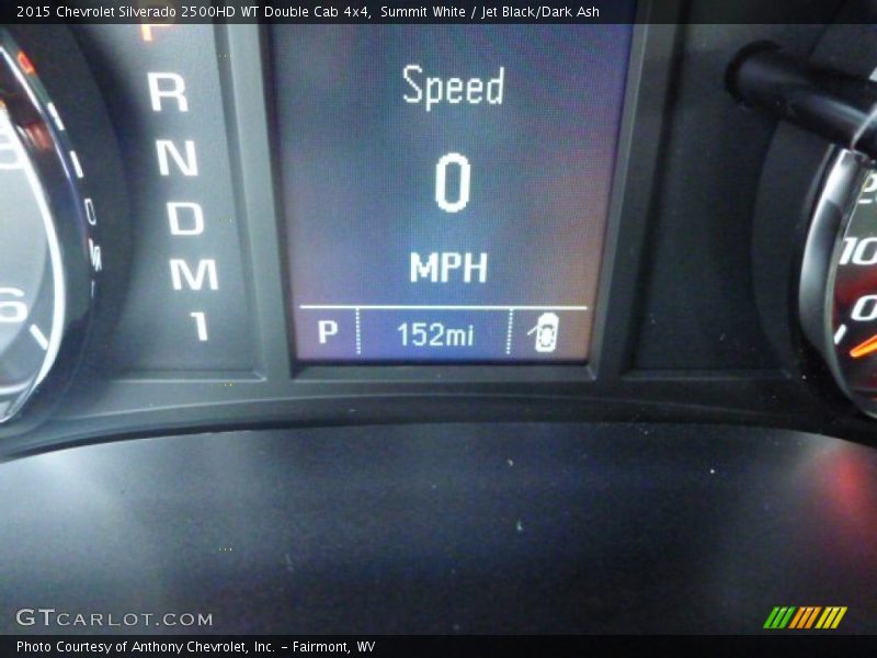 Summit White / Jet Black/Dark Ash 2015 Chevrolet Silverado 2500HD WT Double Cab 4x4