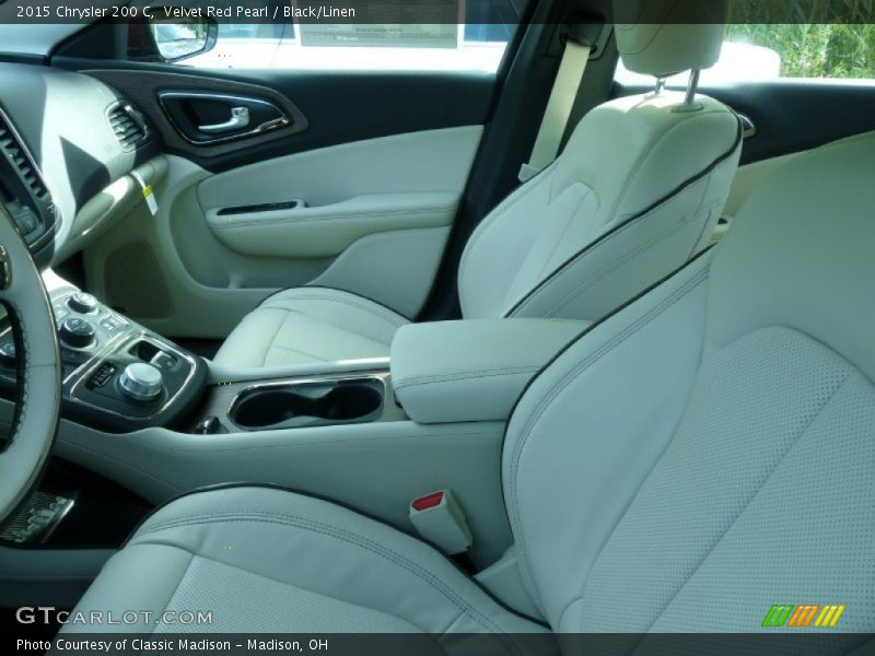 Velvet Red Pearl / Black/Linen 2015 Chrysler 200 C
