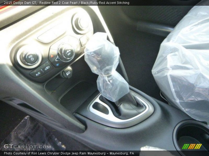 Redline Red 2 Coat Pearl / Black/Ruby Red Accent Stitching 2015 Dodge Dart GT