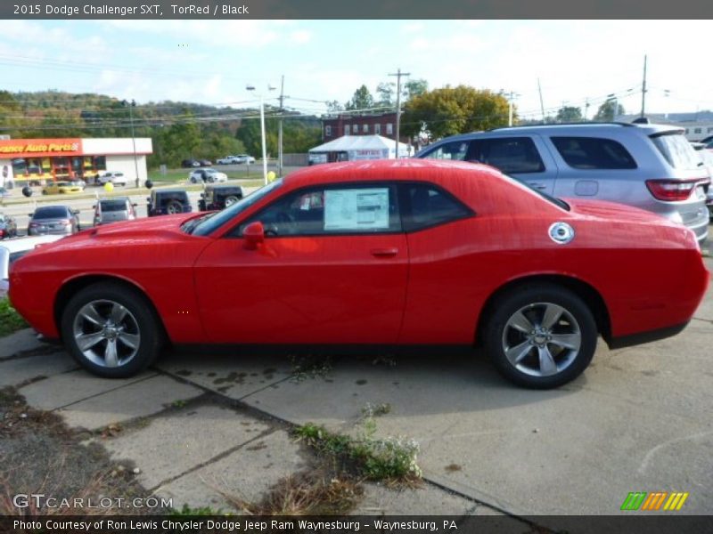 TorRed / Black 2015 Dodge Challenger SXT