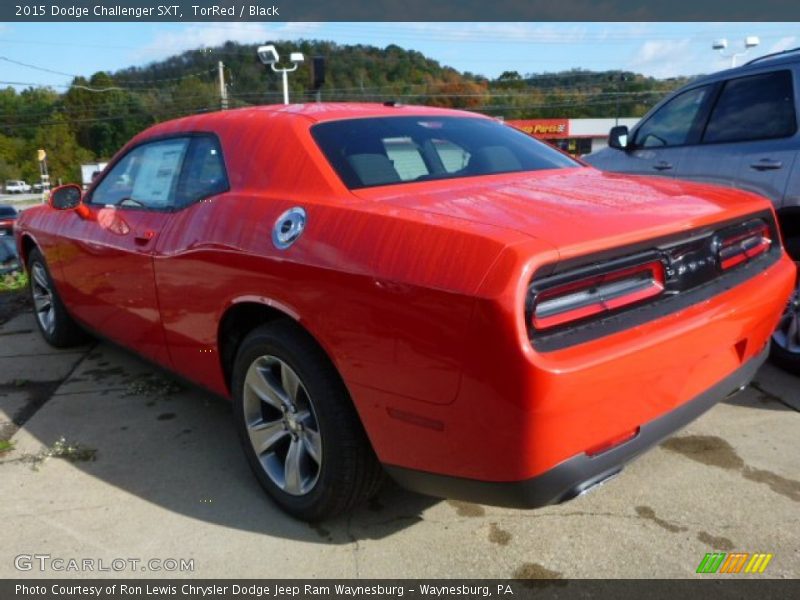 TorRed / Black 2015 Dodge Challenger SXT