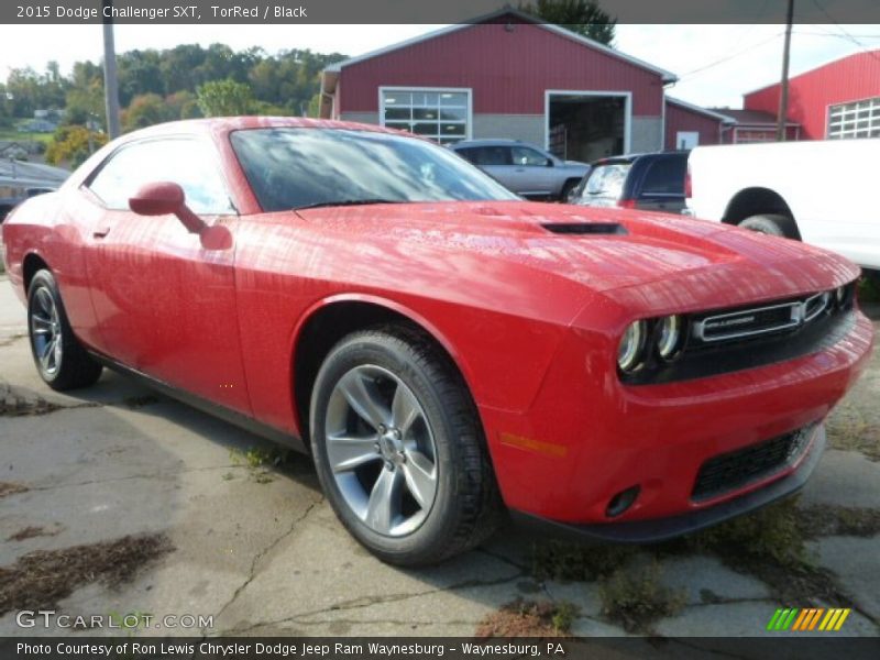 TorRed / Black 2015 Dodge Challenger SXT
