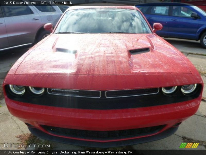 TorRed / Black 2015 Dodge Challenger SXT
