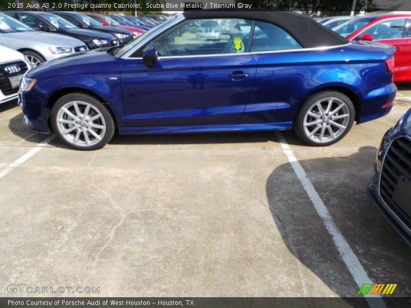  2015 A3 2.0 Prestige quattro Cabriolet Scuba Blue Metallic