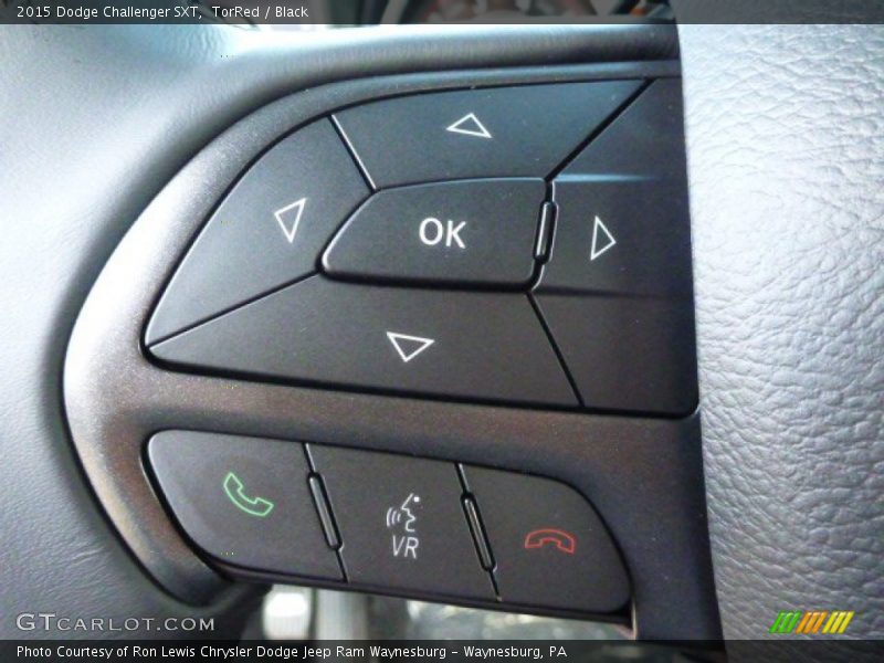 TorRed / Black 2015 Dodge Challenger SXT