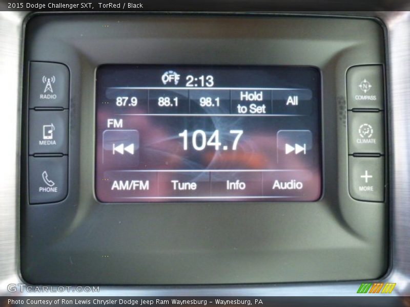 TorRed / Black 2015 Dodge Challenger SXT