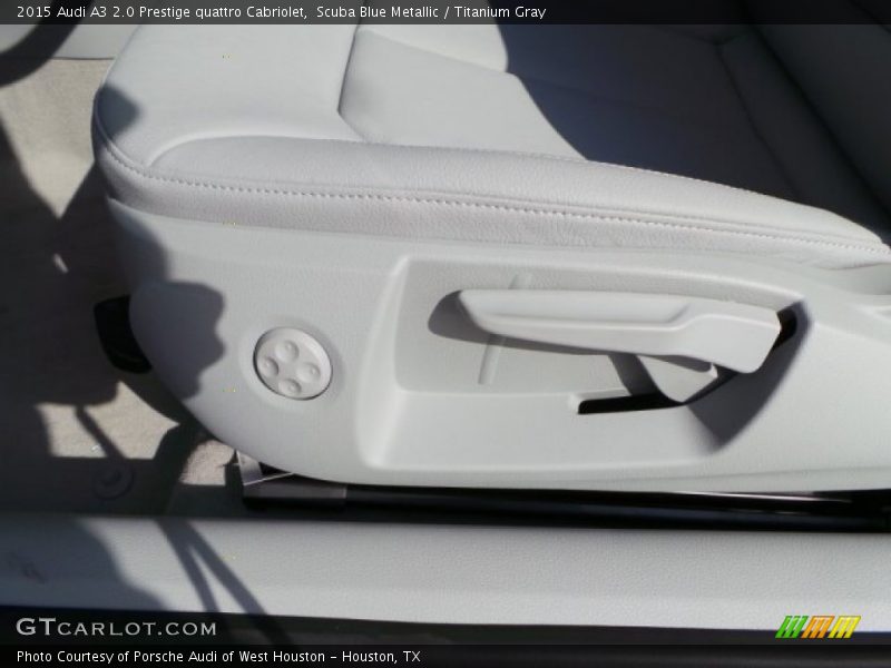 Scuba Blue Metallic / Titanium Gray 2015 Audi A3 2.0 Prestige quattro Cabriolet