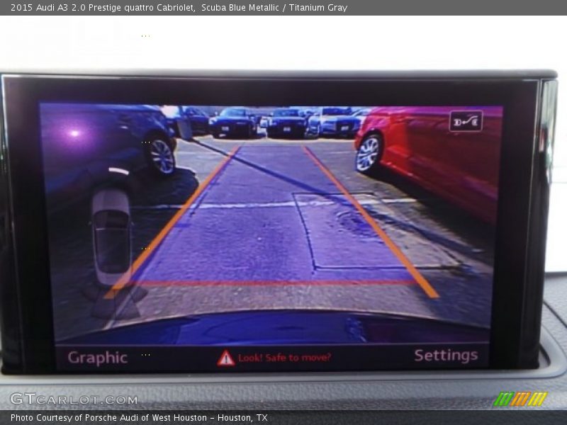 Scuba Blue Metallic / Titanium Gray 2015 Audi A3 2.0 Prestige quattro Cabriolet