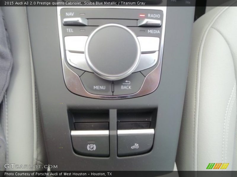 Scuba Blue Metallic / Titanium Gray 2015 Audi A3 2.0 Prestige quattro Cabriolet