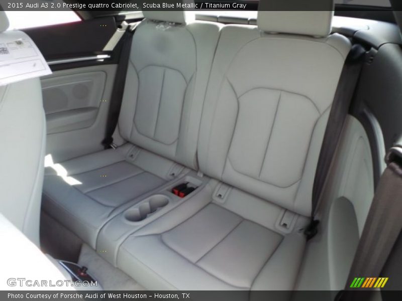 Scuba Blue Metallic / Titanium Gray 2015 Audi A3 2.0 Prestige quattro Cabriolet