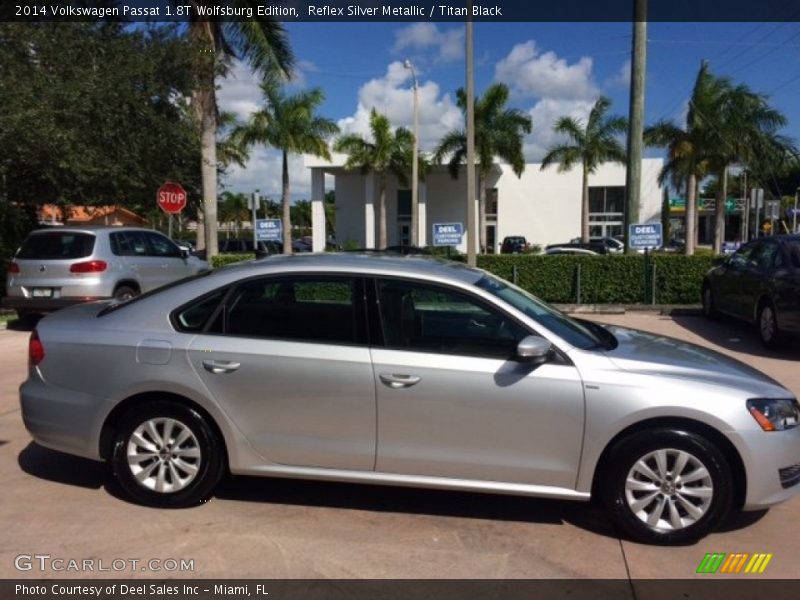 Reflex Silver Metallic / Titan Black 2014 Volkswagen Passat 1.8T Wolfsburg Edition