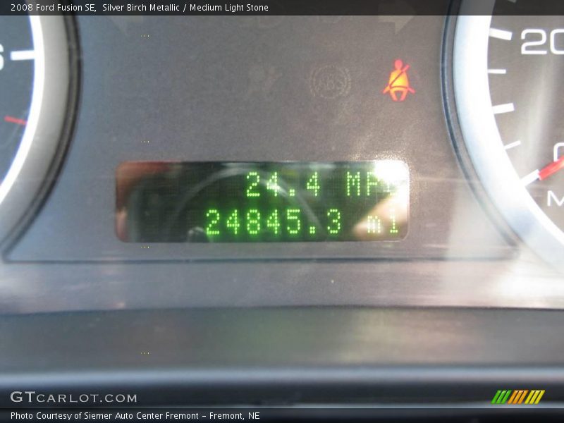 Silver Birch Metallic / Medium Light Stone 2008 Ford Fusion SE