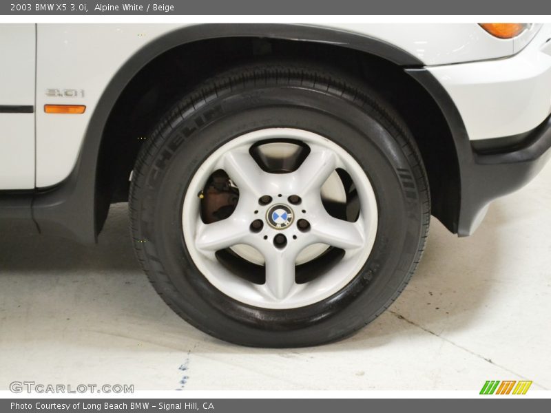 Alpine White / Beige 2003 BMW X5 3.0i