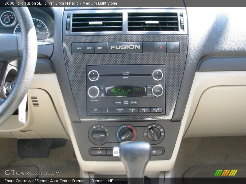 Silver Birch Metallic / Medium Light Stone 2008 Ford Fusion SE