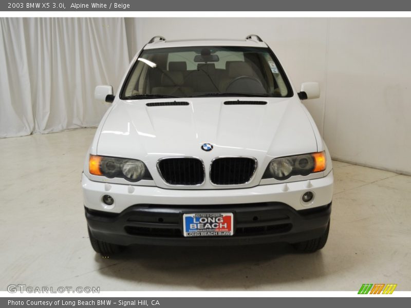 Alpine White / Beige 2003 BMW X5 3.0i
