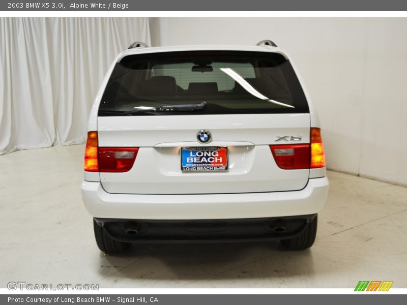 Alpine White / Beige 2003 BMW X5 3.0i