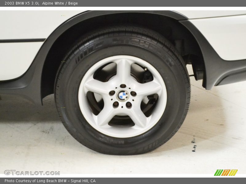 Alpine White / Beige 2003 BMW X5 3.0i