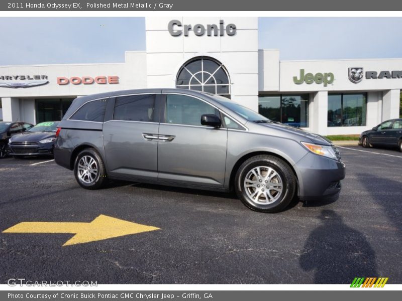 Polished Metal Metallic / Gray 2011 Honda Odyssey EX