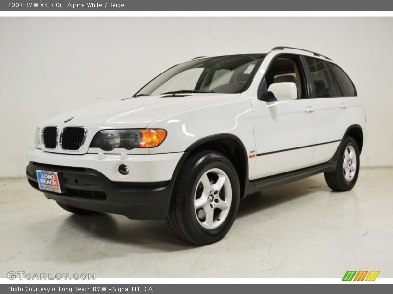 Alpine White / Beige 2003 BMW X5 3.0i
