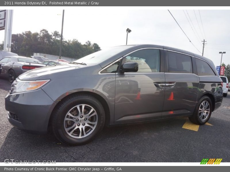 Polished Metal Metallic / Gray 2011 Honda Odyssey EX