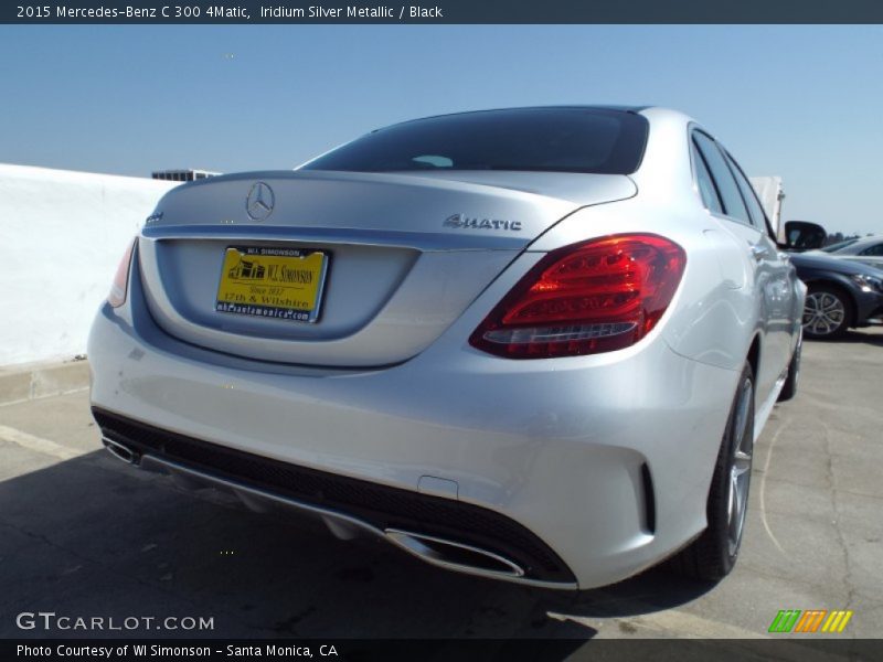 Iridium Silver Metallic / Black 2015 Mercedes-Benz C 300 4Matic