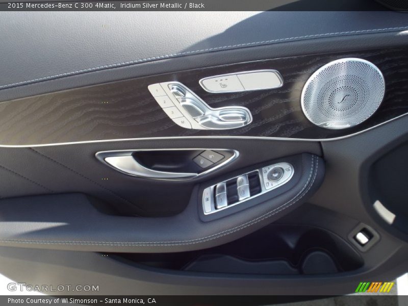 Iridium Silver Metallic / Black 2015 Mercedes-Benz C 300 4Matic