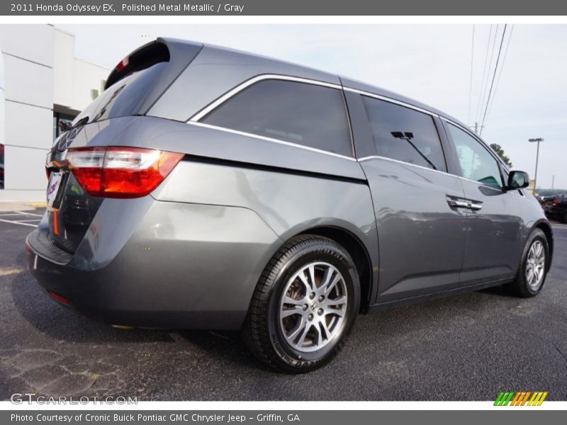 Polished Metal Metallic / Gray 2011 Honda Odyssey EX