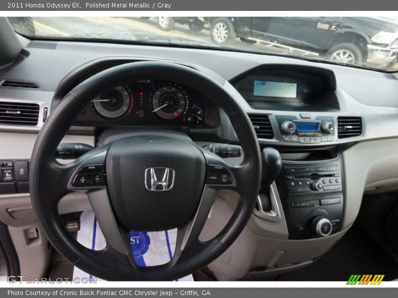 Polished Metal Metallic / Gray 2011 Honda Odyssey EX