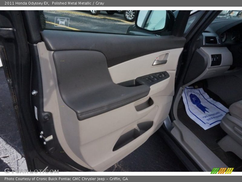 Polished Metal Metallic / Gray 2011 Honda Odyssey EX