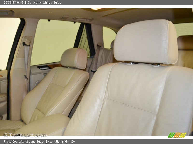 Alpine White / Beige 2003 BMW X5 3.0i
