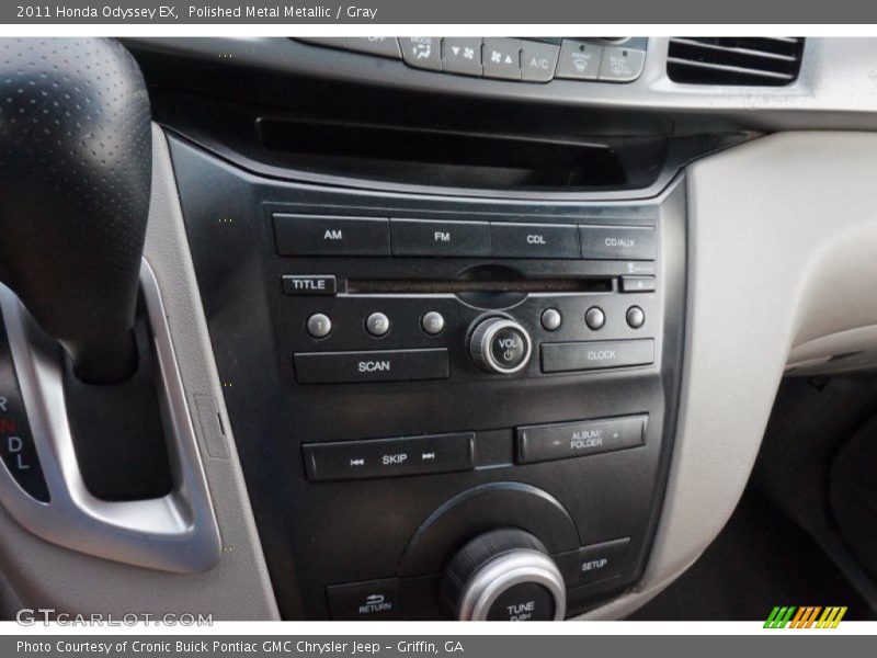 Polished Metal Metallic / Gray 2011 Honda Odyssey EX
