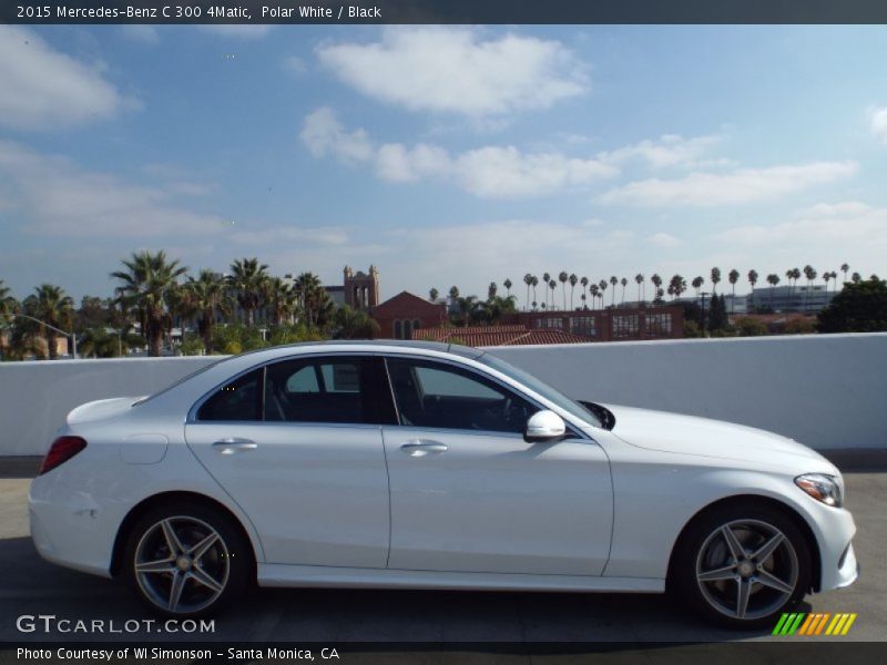 Polar White / Black 2015 Mercedes-Benz C 300 4Matic
