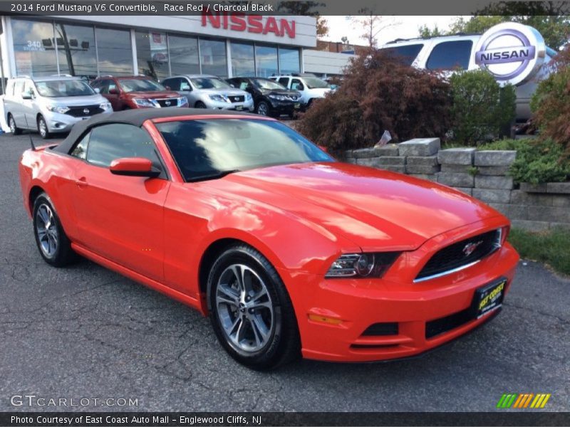 Race Red / Charcoal Black 2014 Ford Mustang V6 Convertible