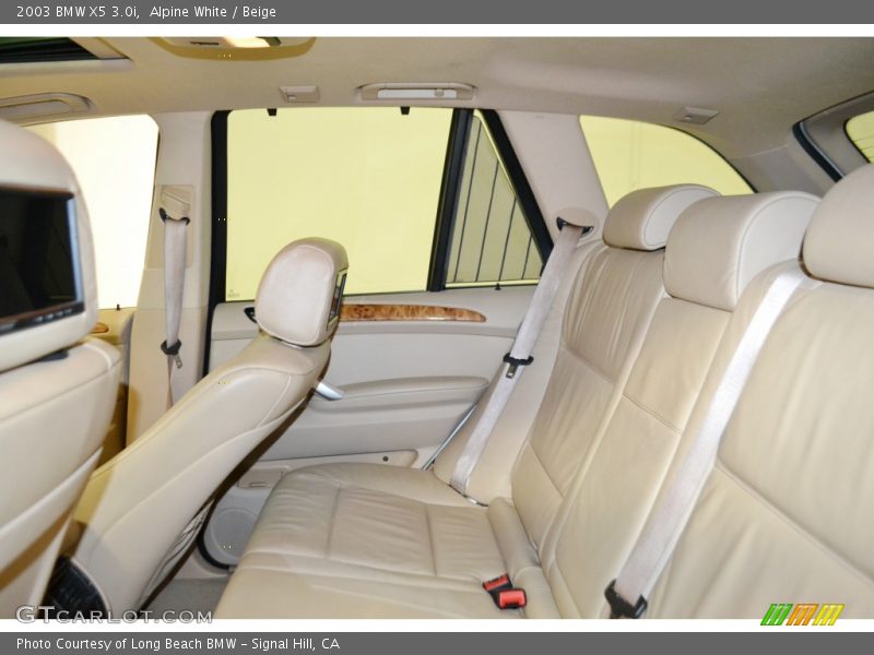 Alpine White / Beige 2003 BMW X5 3.0i