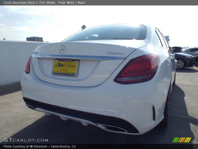 Polar White / Black 2015 Mercedes-Benz C 300 4Matic
