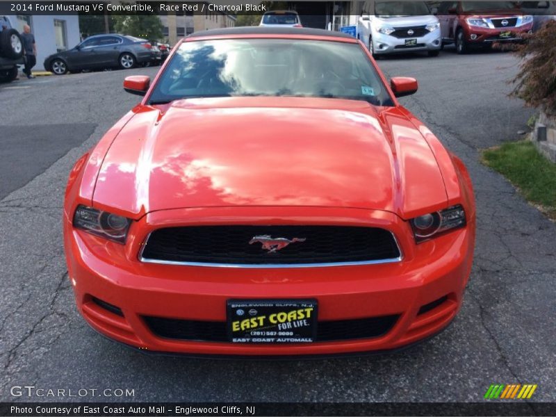 Race Red / Charcoal Black 2014 Ford Mustang V6 Convertible