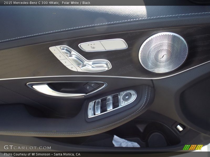 Polar White / Black 2015 Mercedes-Benz C 300 4Matic