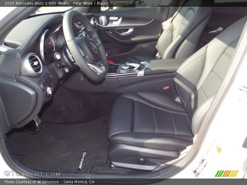 Polar White / Black 2015 Mercedes-Benz C 300 4Matic