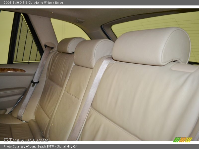 Alpine White / Beige 2003 BMW X5 3.0i