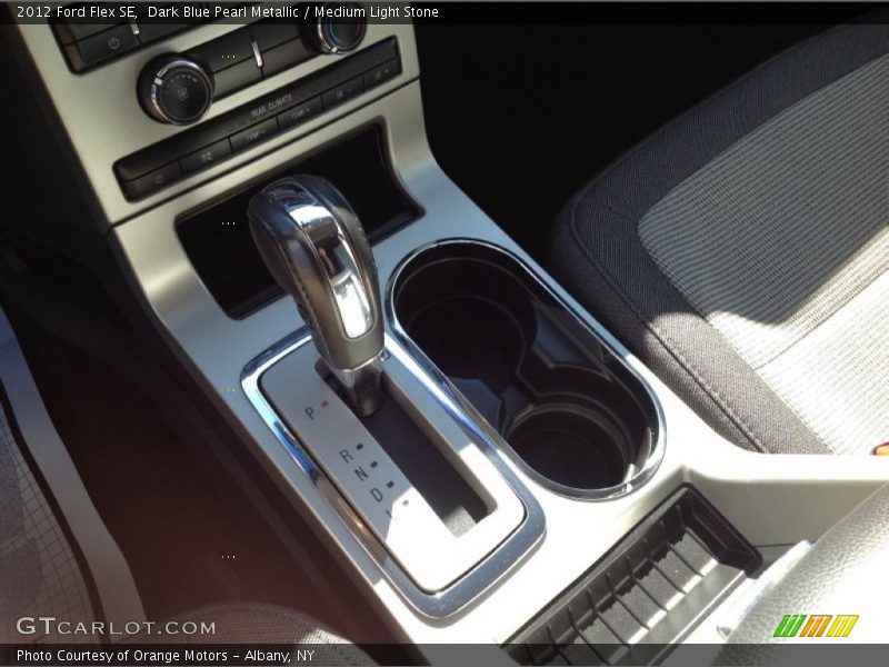 Dark Blue Pearl Metallic / Medium Light Stone 2012 Ford Flex SE