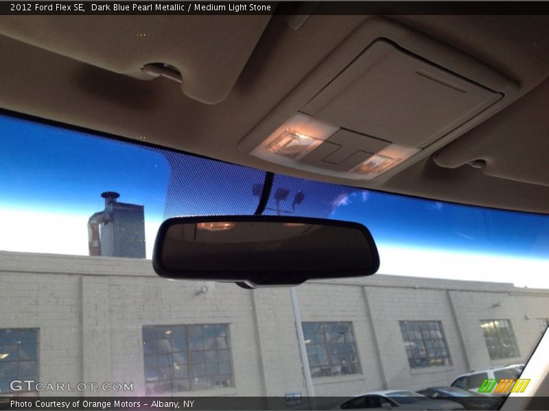 Dark Blue Pearl Metallic / Medium Light Stone 2012 Ford Flex SE