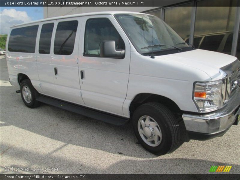 Oxford White / Medium Flint 2014 Ford E-Series Van E350 XLT Passenger Van