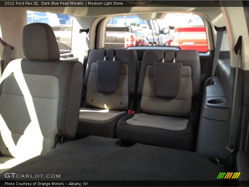 Dark Blue Pearl Metallic / Medium Light Stone 2012 Ford Flex SE