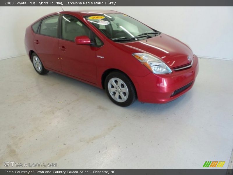 Barcelona Red Metallic / Gray 2008 Toyota Prius Hybrid Touring