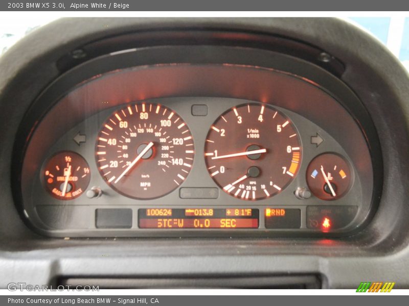 Alpine White / Beige 2003 BMW X5 3.0i